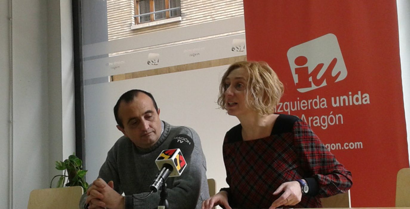 Ariza y Luquin durante una rueda de prensa.