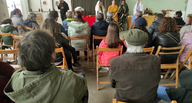 Recreación histórica en Artieda en las jornadas de 2023.