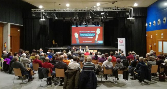 Imagen de archivo de una Asamblea Ciudadana de Zaragoza en Común | Foto: ZeC
