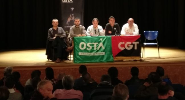 Asamblea OSTA y CGT de OPEL