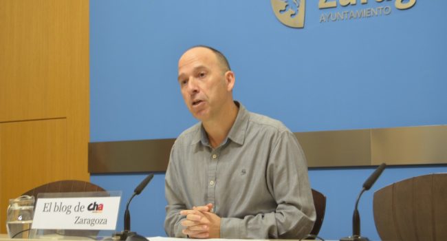 Carmelo Asensio, portavoz de CHA. Foto: CHA