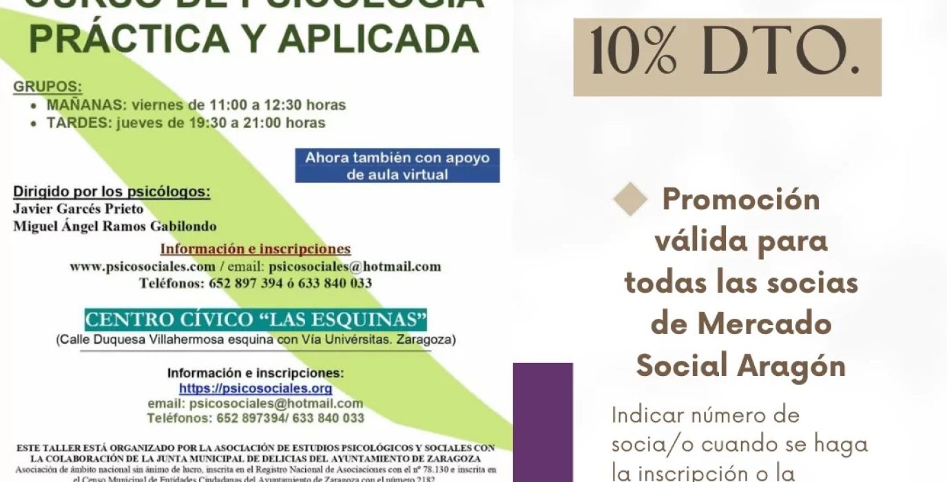 Asociación de Estudios Psicosociales promo verano 2023 MES