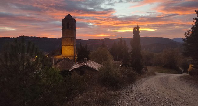 Atardecer en Banastón.