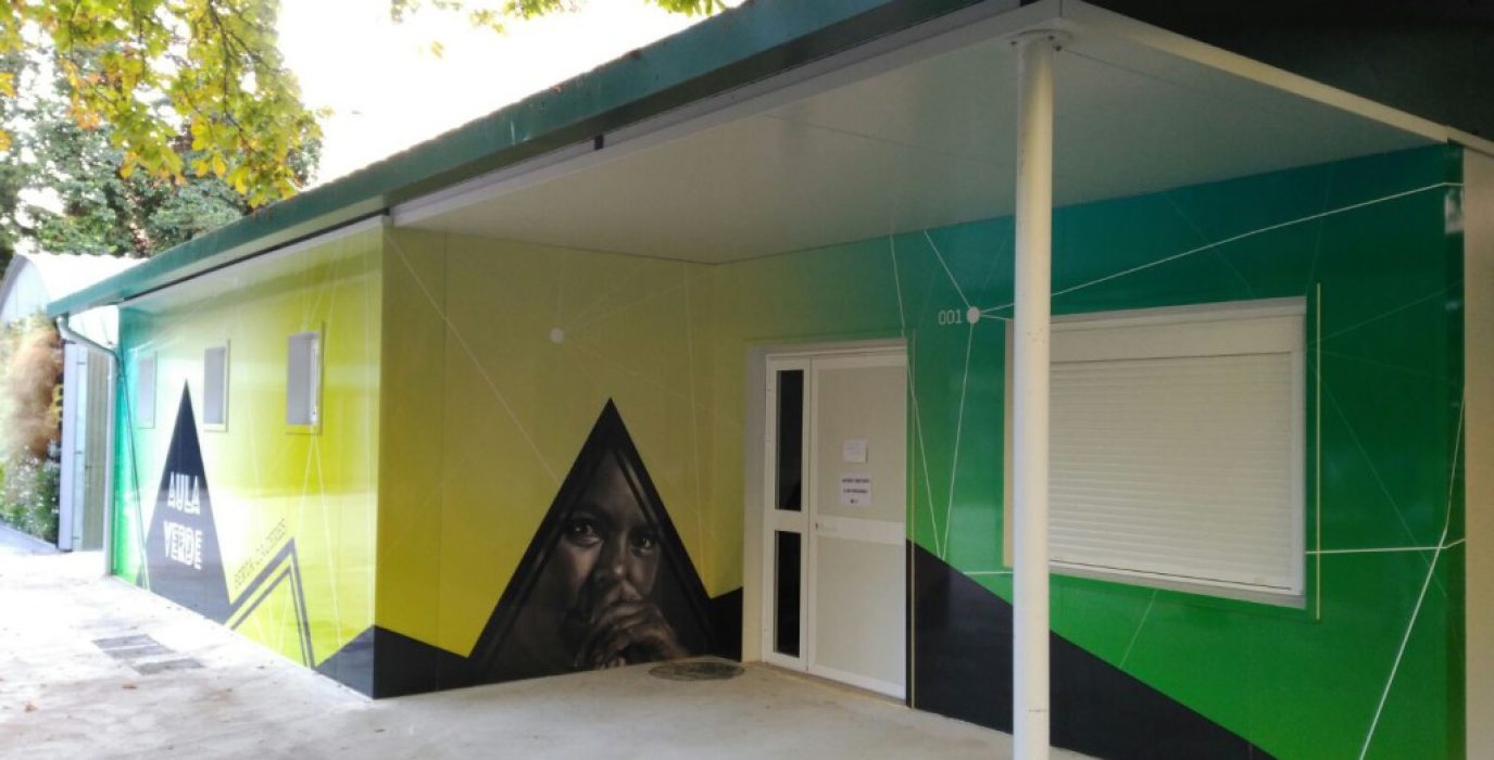 Aula Verde Berta Cáceres. Foto: Ayuntamiento de Uesca