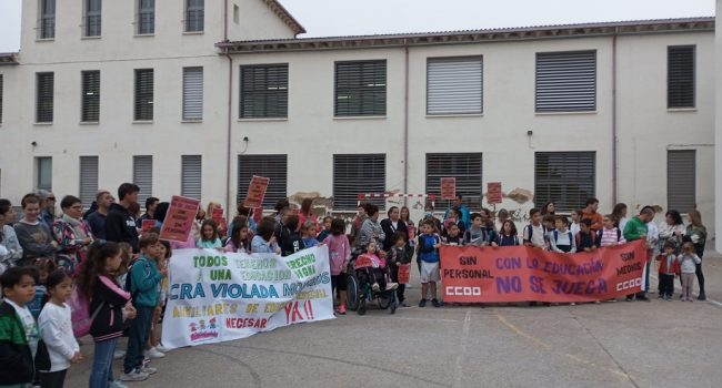CCOO denuncia la oferta insuficiente de plazas de Auxiliares de Educación Especial
