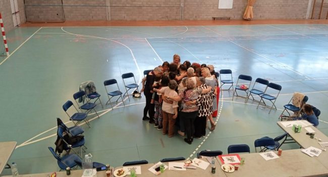 Mujeres participantes en el Encuentro de Ayerbe | Foto: CAVAragón