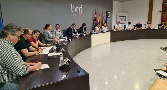 Pleno del Ayuntamiento de Binéfar | Foto: AB