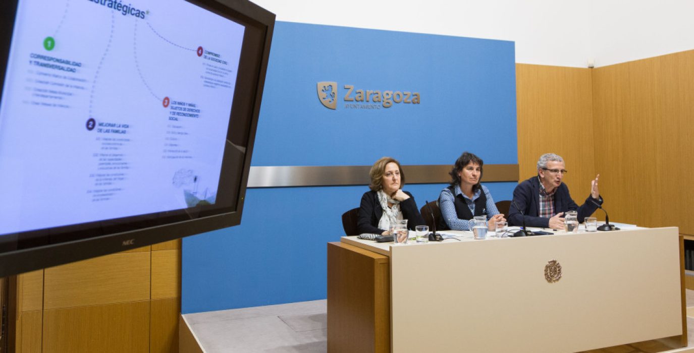 Teresa Yago, Luisa Broto e Ignacio Celaya. Foto: Daniel Marcos