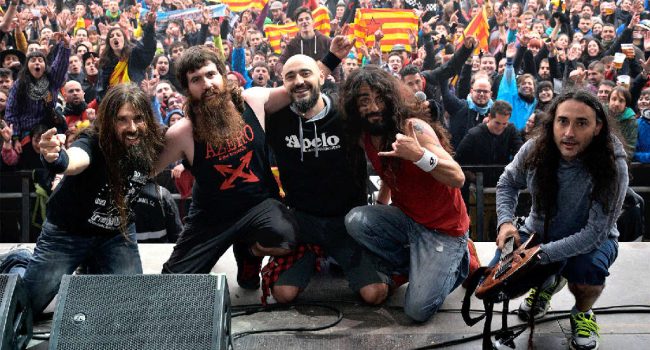 Azero, tras su actuación en el Viña Rock.