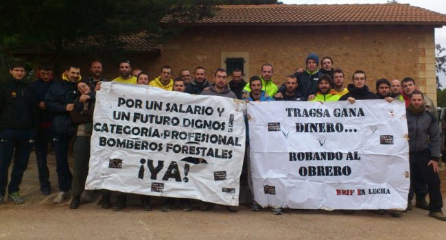 La plantilla de las BRIF Daroca.