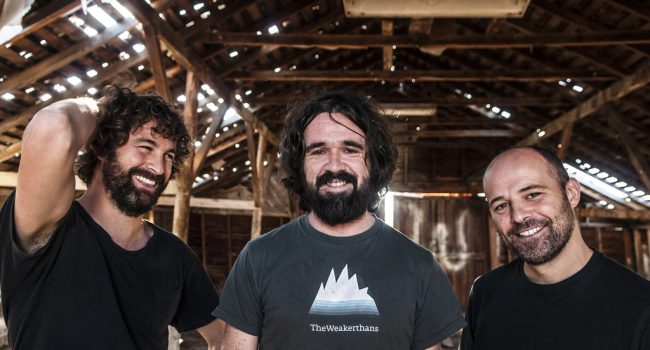 Los componentes del grupo vasco Berri Txarrak.