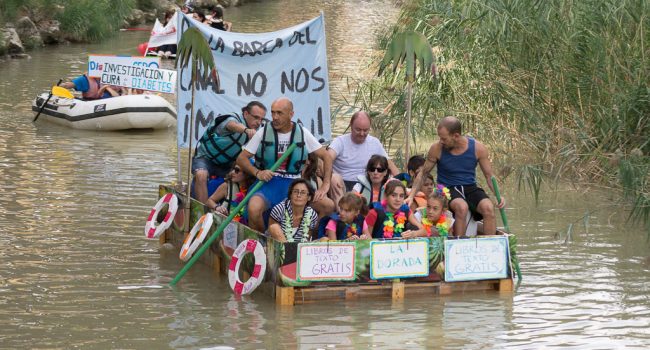 Bajada del Canal. Foto: Pablo Ibáñez (AraInfo)