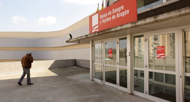 Edificio del banco de sangre de zaragoza