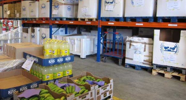 Banco de alimentos.