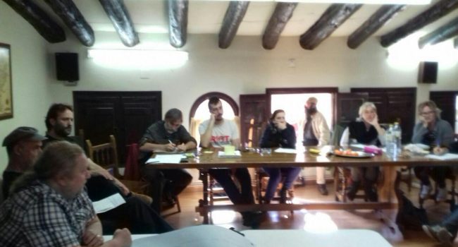 Reunión de Bardenas Libres 2018 el pasado 28 de octubre.