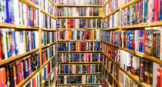 Biblioteca hacker. Foto: Thomas Hawk