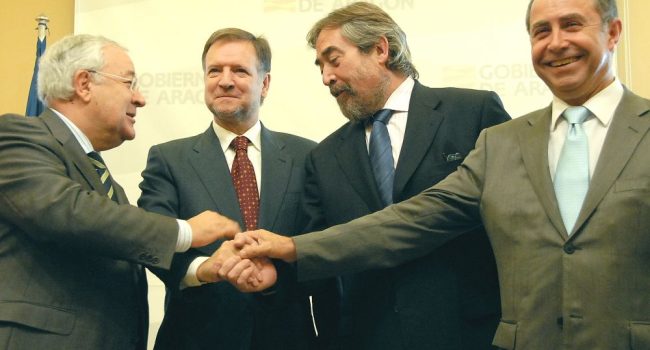 Biel, Iglesias, Belloch y Gimeno. Foto: gozazaragoza