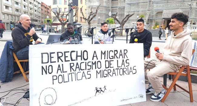 Actividades antirracistas en Uesca con Bienvenidxs Refugiadxs.