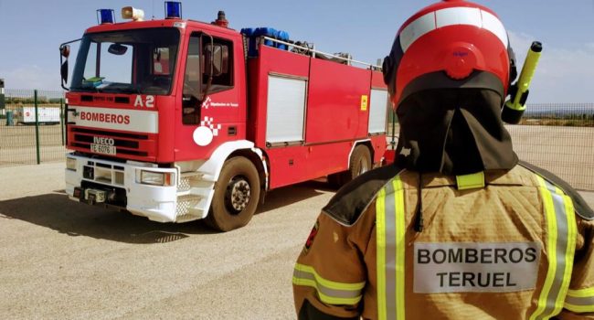 Bomberos de Teruel. Foto: Ganar
