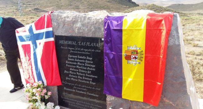 Brigadistas internacionales noruegos visitan Arándiga “por última vez” 2024