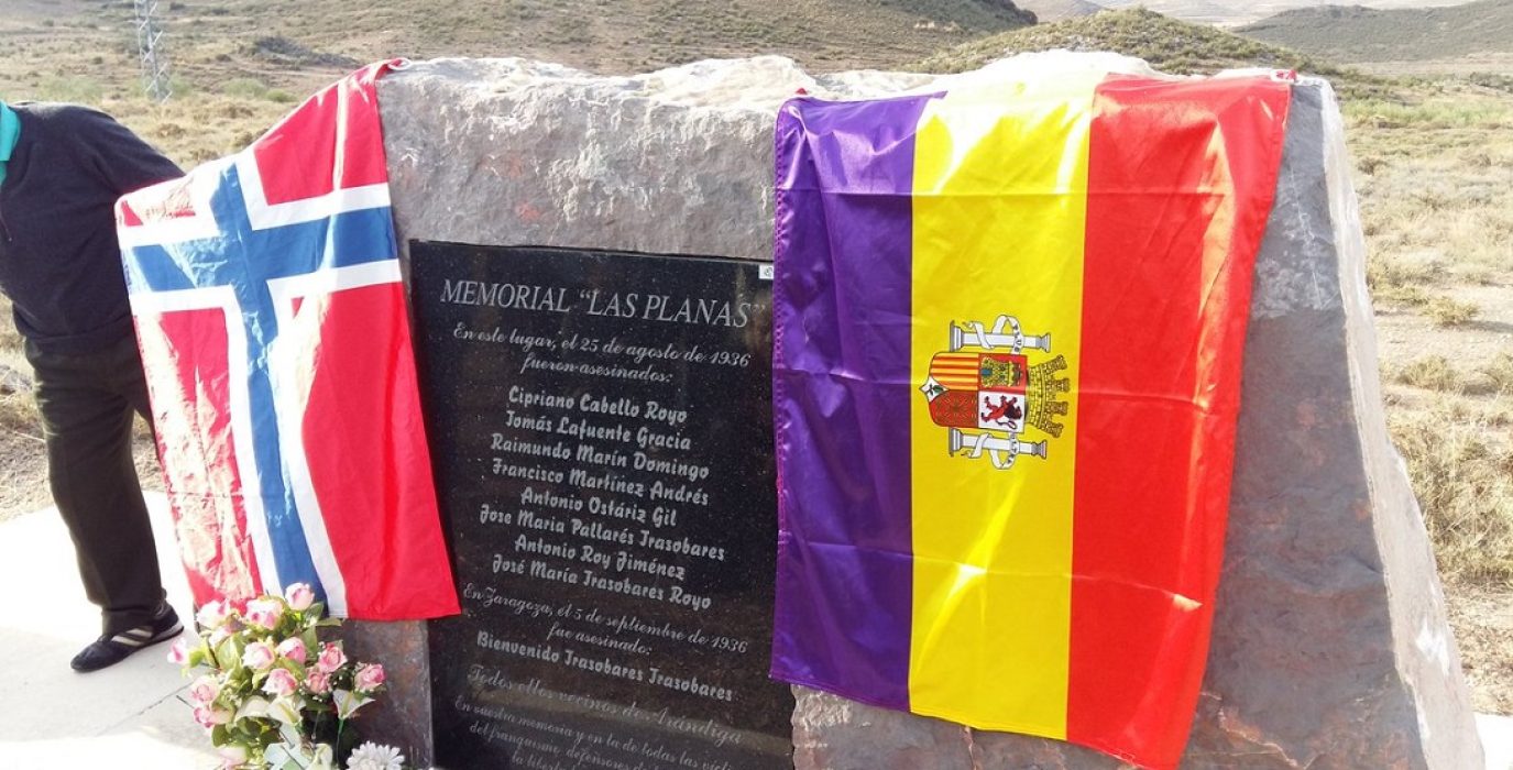Brigadistas internacionales noruegos visitan Arándiga “por última vez” 2024