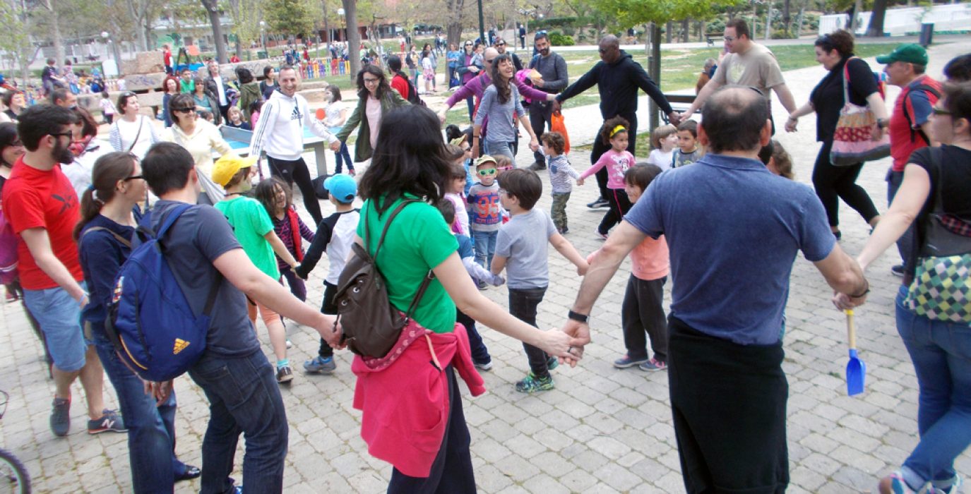Imagen de una actividad de la jornada en el Parque Bruil.