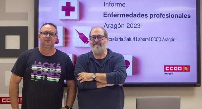 CCOO alerta “de la infradeclaración de enfermedades profesionales” en Aragón
