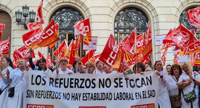 CCOO mantiene la huelga en el Servicio de Ayuda a Domicilio del Ayuntamiento de Zaragoza