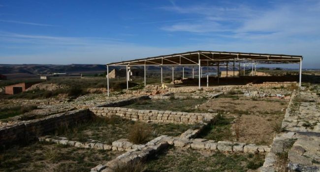 Yacimiento romano de Lépida Celsa. Foto: CHA
