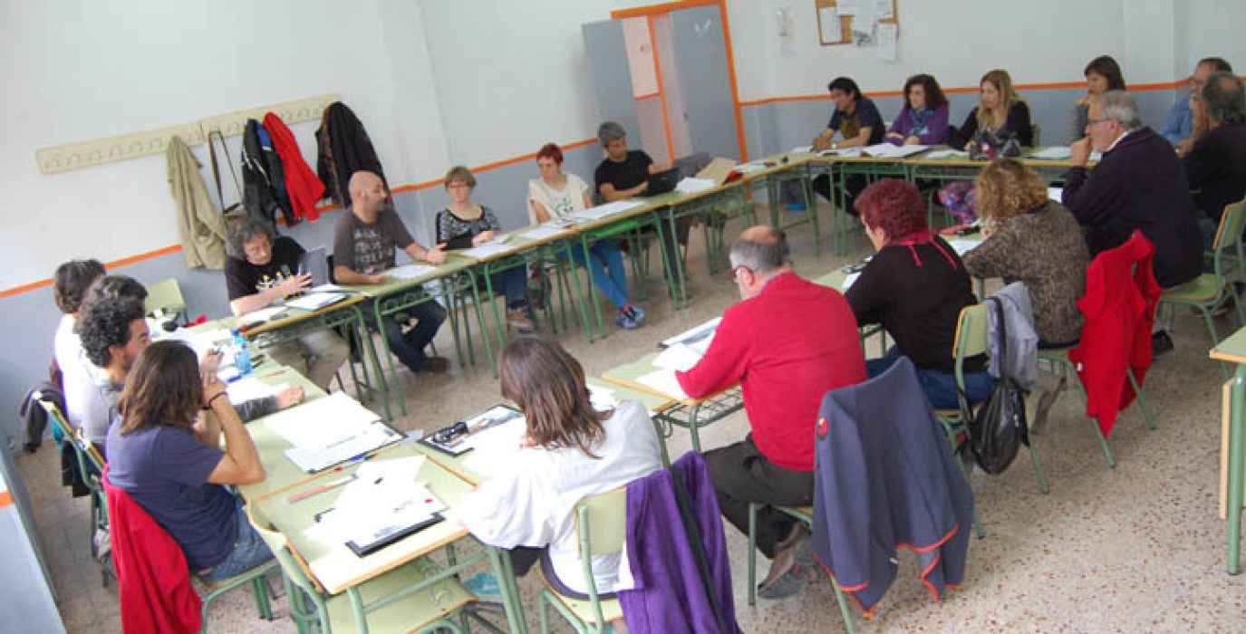 Imagen del encuentro de CGT Enseñanza.