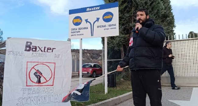 CGT irrumpe con fuerza en el comité de Baxter tras una condena judicial por vulneración de derechos fundamentales Samianigo Aragón