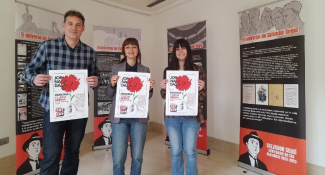 CGT y CNT presentan en Teruel las Jornadas “Memoria y Lucha Obrera”