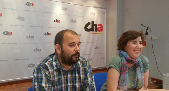 Alcaine y Meavilla durante la rueda de prensa. Foto: CHA