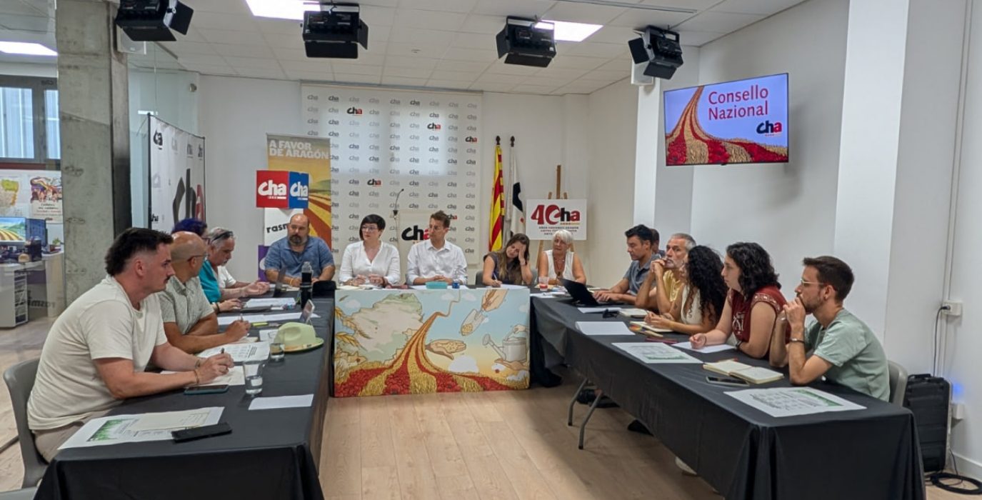 Reunión del Consello Nacional de Chunta Aragonesista.