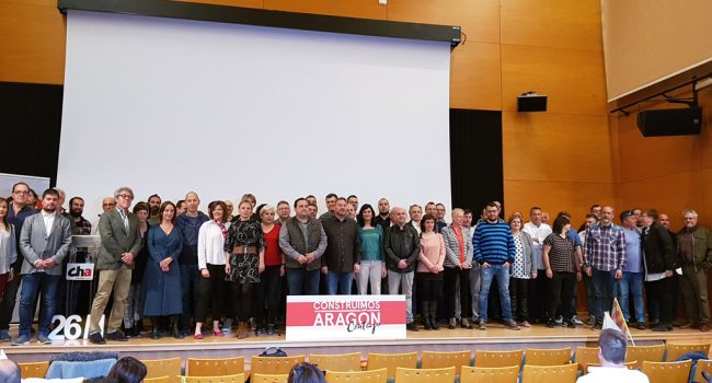 Algunos de los candidatos y candidatas de CHA de las 182 listas que presenta para el 26M. Foto: CHA