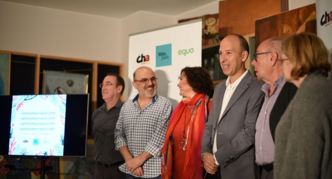 Presentación de la Declaración de Más País, CHA y Equo.