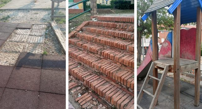 CHA denuncia el deplorable estado de los parques y jardines de Utrillas y critica la inacción del alcalde