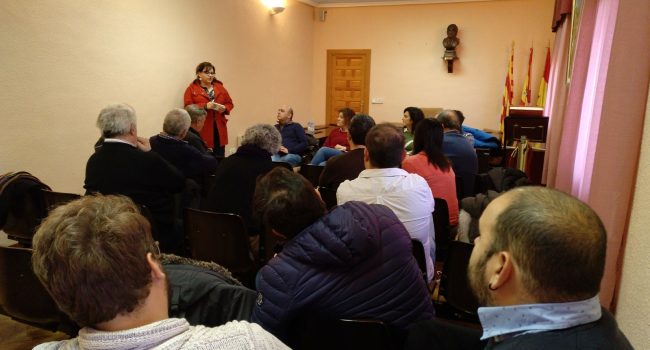 Reunión de la Comisión de Coordinación de CHA, este sábado en Fuent de Xalón. Foto: CHA
