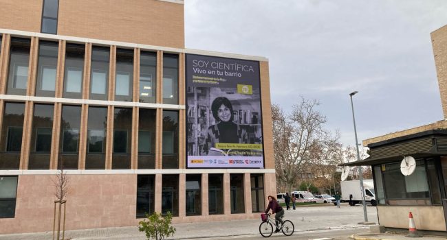 #CientíficaEnTubarrio en el campus de Zaragoza | Foto: @unizar