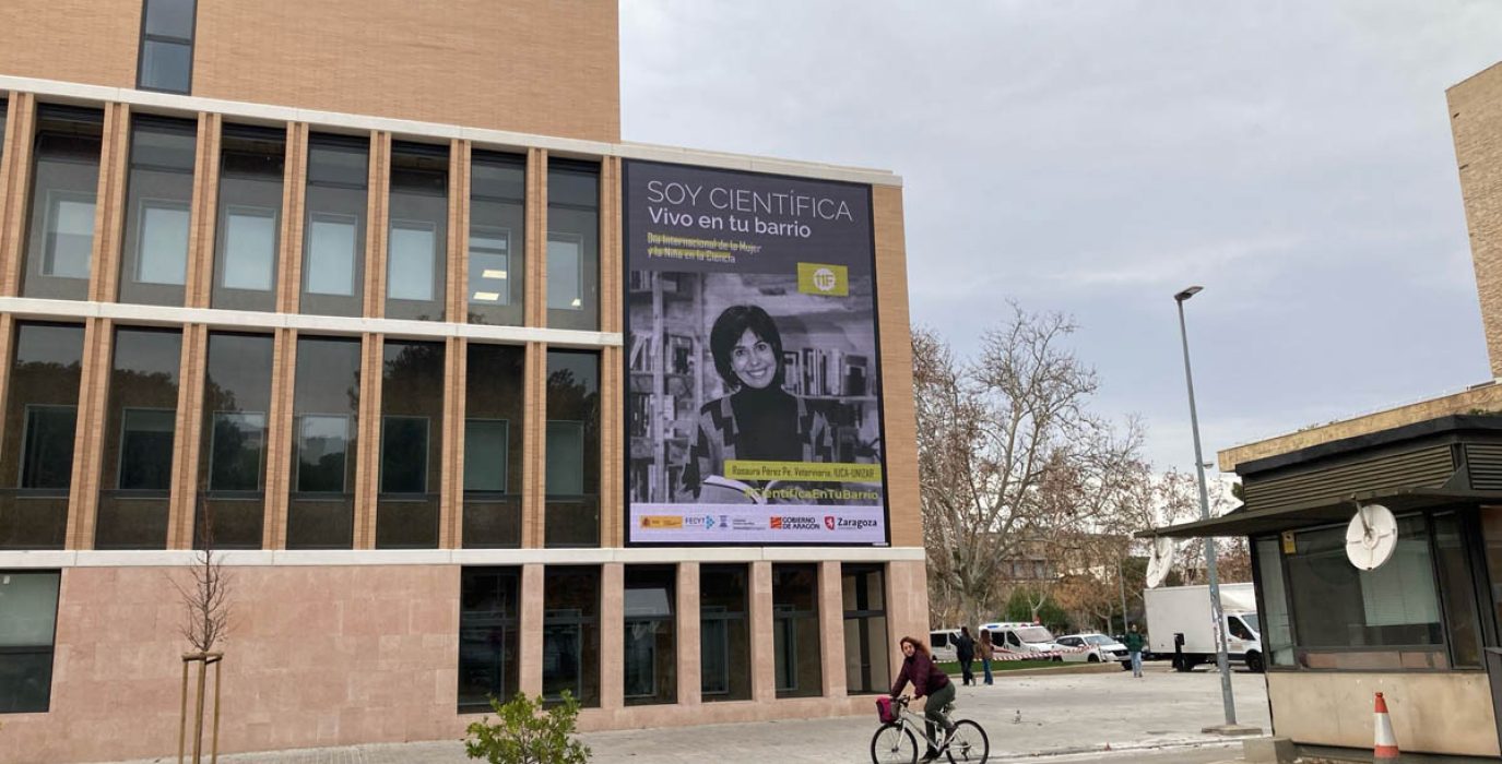 #CientíficaEnTubarrio en el campus de Zaragoza | Foto: @unizar