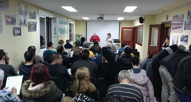 Reunión de colectivos celebrada este jueves. Foto: FABZ