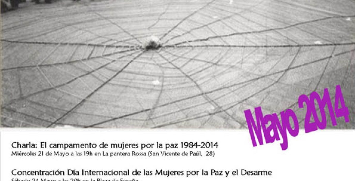Cartel con los actos organizados por la Coordinadora de Organizaciones Feministas de Zaragoza.