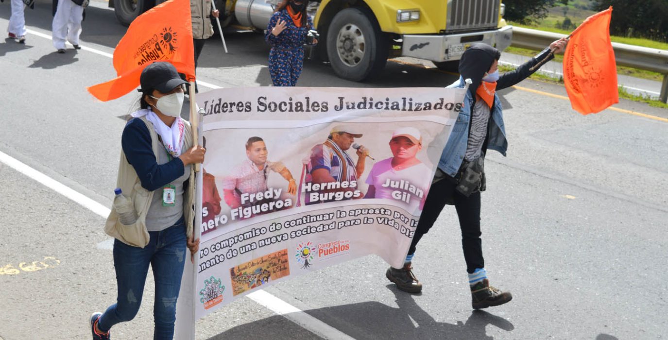 Marcha por la Dignidad en Colombia. Foto: Comité de Solidaridad Internacionalista de Zaragoza