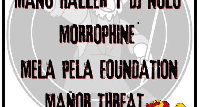 Cartel del concierto solidario con las y los jardineros.