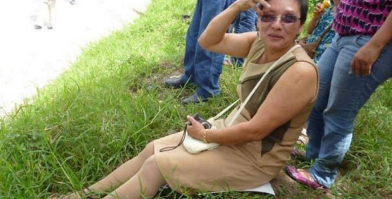 Lesbia Yaneth Urquía, compañera de Berta Cáceres. Foto: @GrupoDeAccionDH