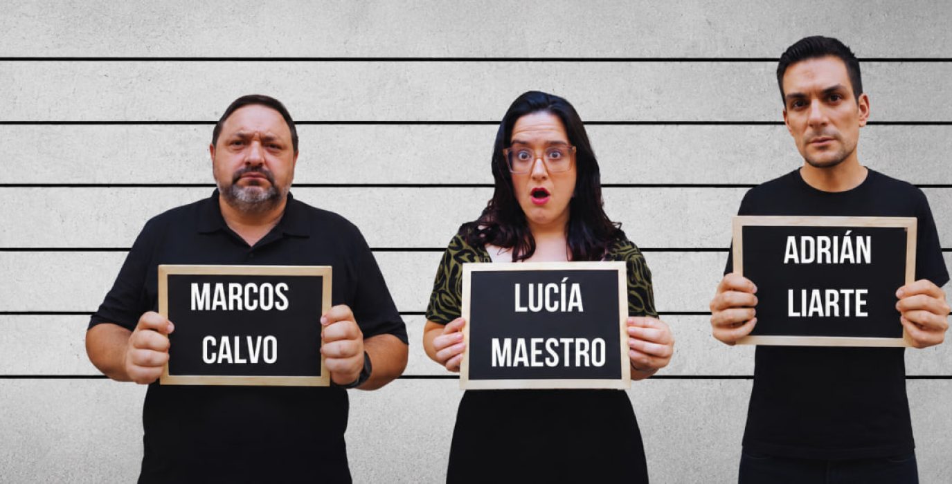 Tres protagonistas de "Crímenes".