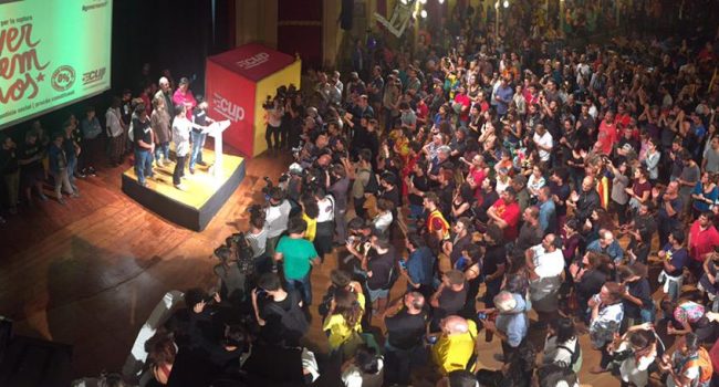 La CUP celebra los resultados. Foto: CUP