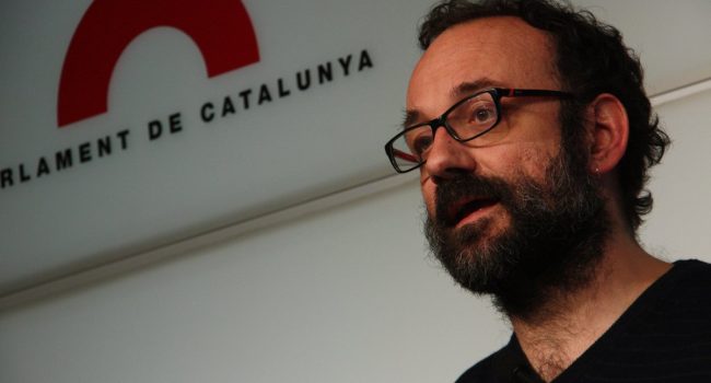El diputado de la CUP, Benet Salellas. Foto: CUP