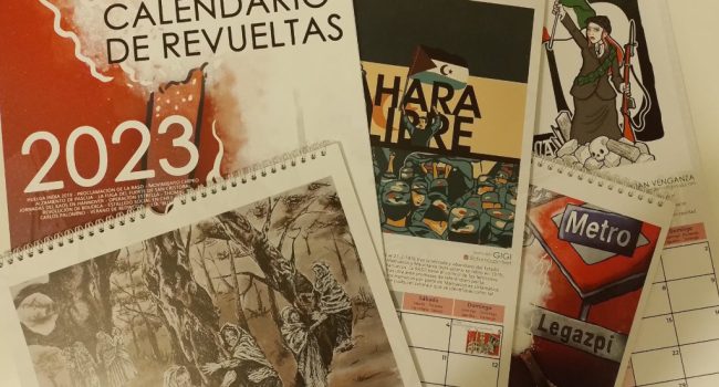 Calendario de Revueltas 2023. Foto: @calendariorev