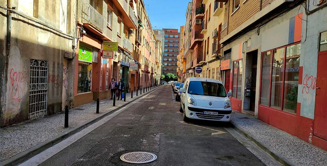 Calle Concepción Arenal en Zaragoza antes de las obras | Foto: AZ